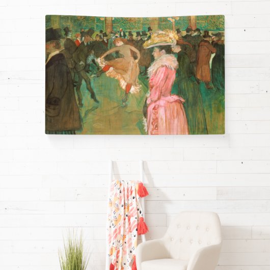 Toulouse-Lautrec - Op de Rouge, de Dance Spandoek (Insitu)
