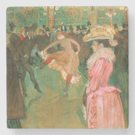 Toulouse-Lautrec - Op de Rouge, de Dance Stenen Onderzetter