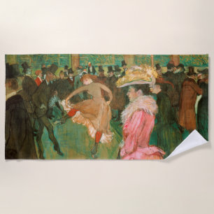 Toulouse-Lautrec - Op de Rouge, de Dance Strandlaken