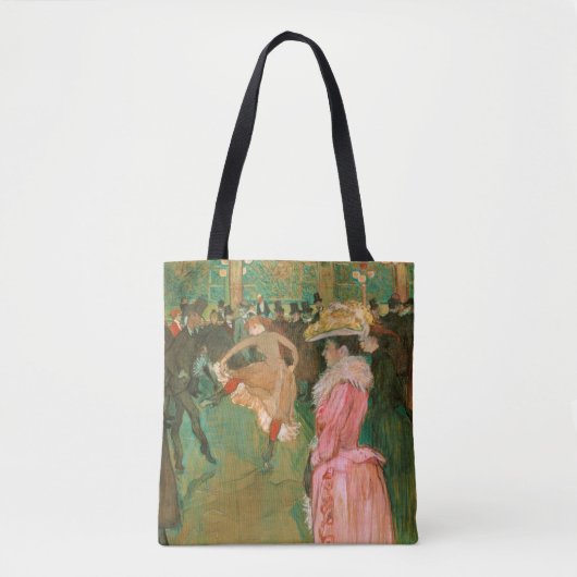Toulouse-Lautrec - Op de Rouge, de Dance Tote Bag (Voorkant)