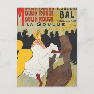 Toulouse Lautrec Poster Art Briefkaart
