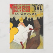 Toulouse Lautrec Poster Art Briefkaart (Voorkant)