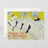 Toulouse Lautrec poster Briefkaart (Voorkant / Achterkant)