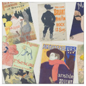Toulouse-Lautrec Posters Pattern Stof (Close Up)