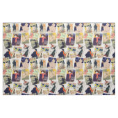 Toulouse-Lautrec Posters Pattern Stof (Fat Quarter)