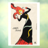 Toulouse-Lautrec Raamsticker (Vel 3)