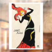 Toulouse-Lautrec Raamsticker (Vel 2)