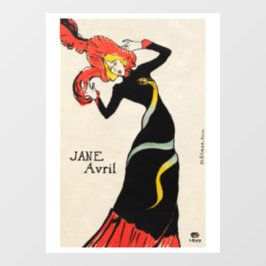 Toulouse-Lautrec Raamsticker