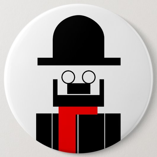 Toulouse-Lautrec Ronde Button 6,0 Cm (Voorkant)