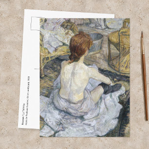 Toulouse-Lautrec - Rousse / La Toilette Briefkaart
