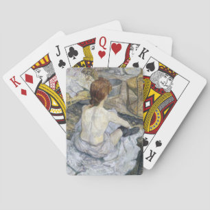 Toulouse-Lautrec - Rousse / La Toilette Pokerkaarten