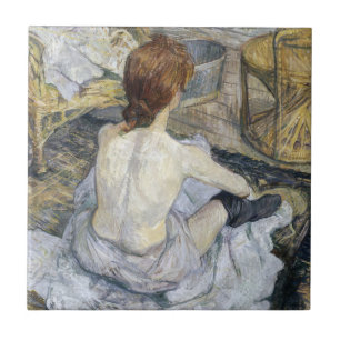 Toulouse-Lautrec - Rousse / La Toilette Tegeltje