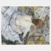 Toulouse-Lautrec - Rousse / Toilet Fleece Deken (Voorkant (Horizontaal))