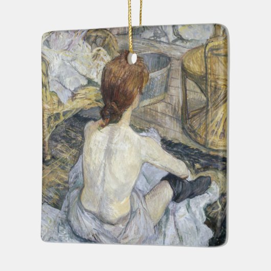 Toulouse-Lautrec - Rousse / Toilet Keramisch Ornament (Links)