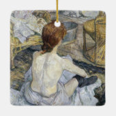 Toulouse-Lautrec - Rousse / Toilet Keramisch Ornament (Achterkant)