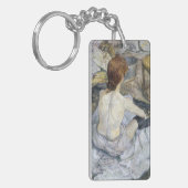 Toulouse-Lautrec - Rousse / Toilet Sleutelhanger (Voorkant Links)
