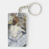 Toulouse-Lautrec - Rousse / Toilet Sleutelhanger (achterkant)