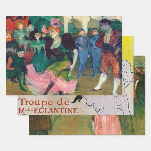 Toulouse-Lautrec - Selectie Meesterwerken Inpakpapier Vel (Set)