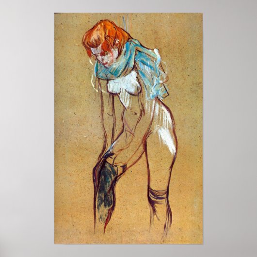 Toulouse-Lautrec - Stockings Poster (Voorkant)