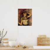 Toulouse-Lautrec - studie van een danser 1888 Poster (Keuken)