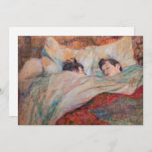 Toulouse-Lautrec - The Bed Bedankkaart (Voorkant / Achterkant)