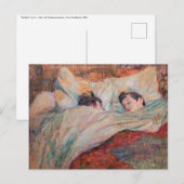 Toulouse-Lautrec - The Bed Briefkaart (Voorkant / Achterkant)