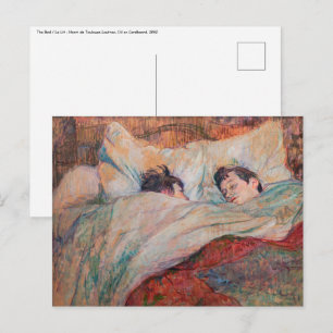 Toulouse-Lautrec - The Bed Briefkaart