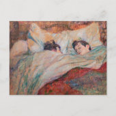 Toulouse-Lautrec - The Bed Briefkaart (Voorkant)
