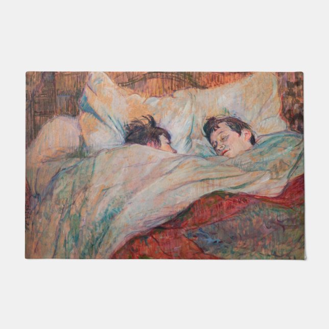 Toulouse-Lautrec - The Bed Deurmat (Voorkant)