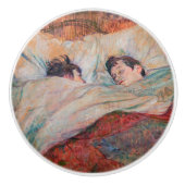 Toulouse-Lautrec - The Bed Keramische Knop (Voorkant)
