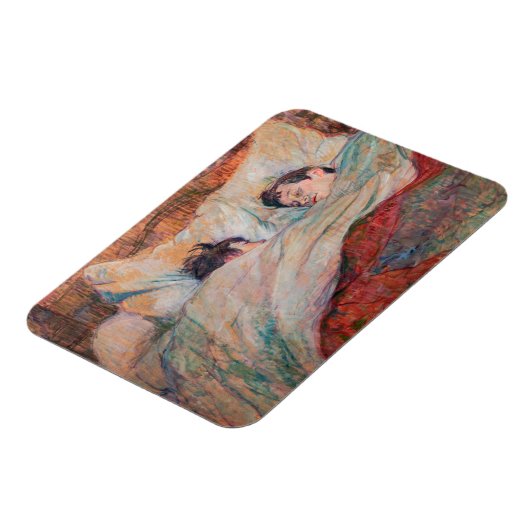 Toulouse-Lautrec - The Bed Magneet (Linkerzijde)