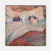 Toulouse-Lautrec - The Bed Magneet (Voorkant)