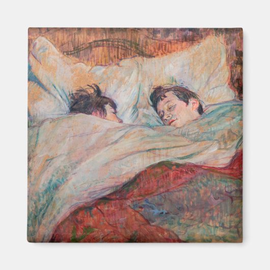 Toulouse-Lautrec - The Bed Magneet (Voorkant)