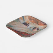 Toulouse-Lautrec - The Bed Papieren Bordje (Gebogen)