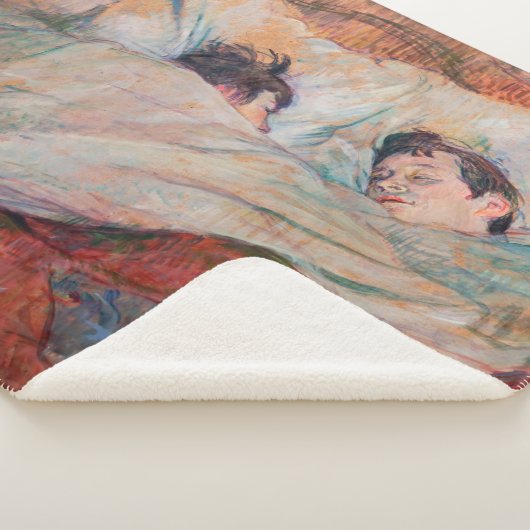 Toulouse-Lautrec - The Bed Sherpa Deken (3/4)