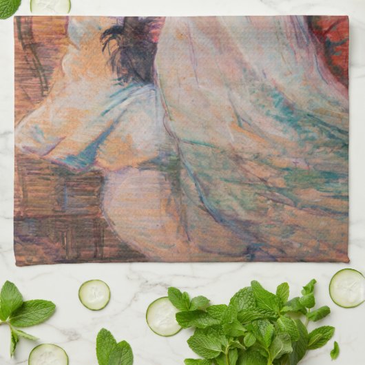 Toulouse-Lautrec - The Bed Theedoek (Gevouwen)