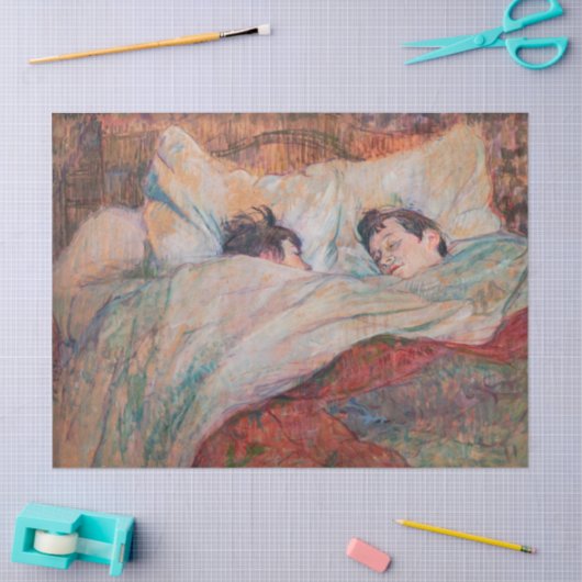 Toulouse-Lautrec - The Bed Tissuepapier (Craft)