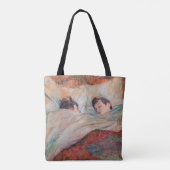 Toulouse-Lautrec - The Bed Tote Bag (Achterkant)