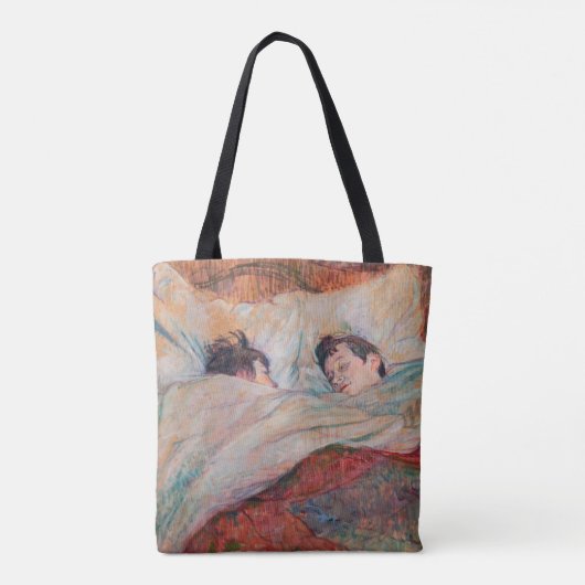Toulouse-Lautrec - The Bed Tote Bag (Achterkant)