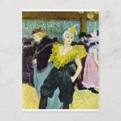 Toulouse Lautrec The Clowness  afbeelding, Briefkaart (Voorkant)