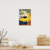 Toulouse-Lautrec - The Clowness Cha U Kao Poster (Keuken)