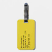 Toulouse-Lautrec - Troupe de Mlle Eglantine Bagagelabel (Achterkant verticaal)