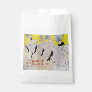 Toulouse-Lautrec - Troupe de Mlle Eglantine Bedankzakje