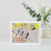Toulouse-Lautrec - Troupe de Mlle Eglantine Briefkaart (Staand voorkant)