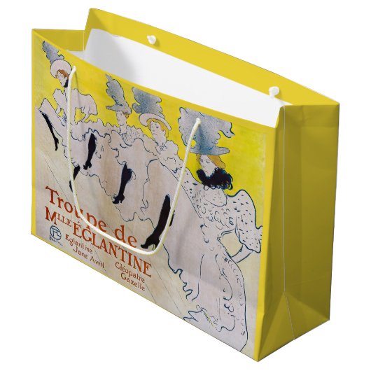 Toulouse-Lautrec - Troupe de Mlle Eglantine Groot Cadeauzakje (Voorkant Gekanteld)