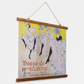 Toulouse-Lautrec - Troupe de Mlle Eglantine Hangend Wandkleed (Gebogen)