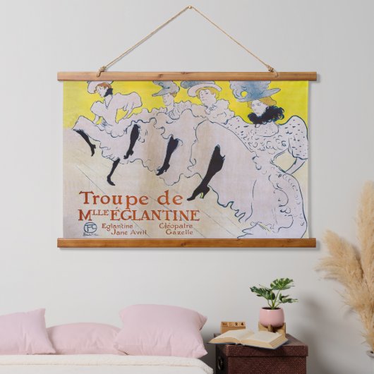 Toulouse-Lautrec - Troupe de Mlle Eglantine Hangend Wandkleed (Slaapkamer)