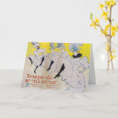 Toulouse-Lautrec - Troupe de Mlle Eglantine Kaart (Gele Bloem)