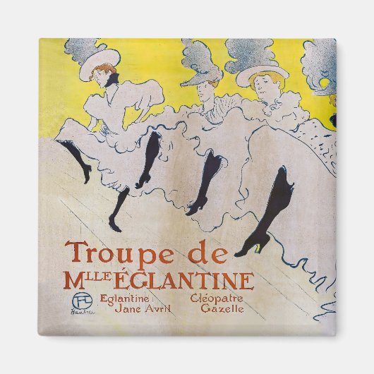 Toulouse-Lautrec - Troupe de Mlle Eglantine Magneet (Voorkant)