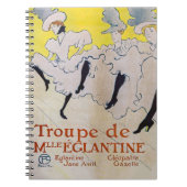 Toulouse-Lautrec - Troupe de Mlle Eglantine Notitieboek (Voorkant)